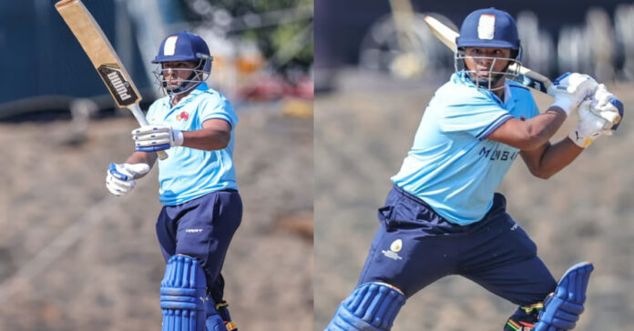 విజయ్ హజారేలో సర్ఫరాజ్ ఖాన్ విధ్వంసం