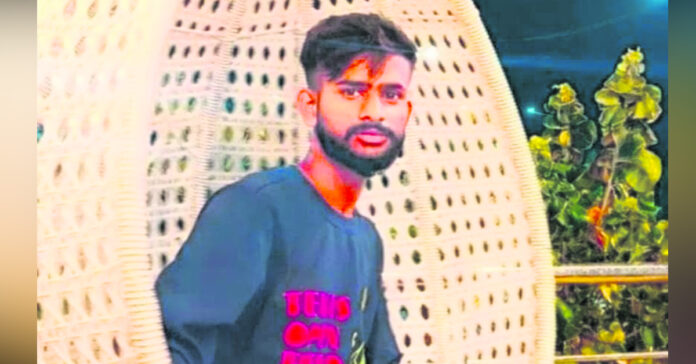 A young man was brutally murdered by having his throat slit.