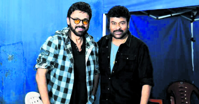 చిరు, వెంకీతో మాస్ సాంగ్