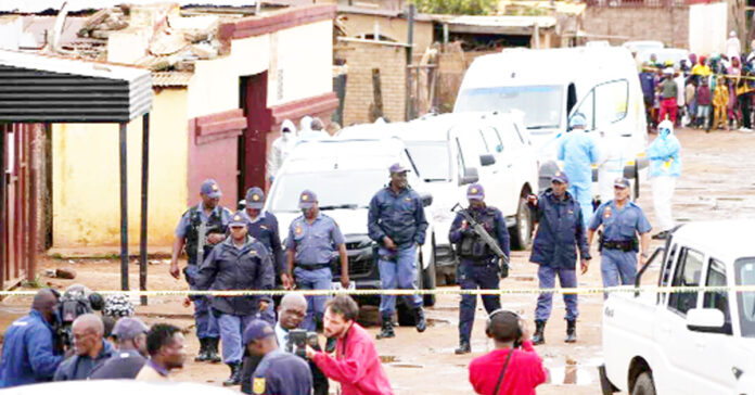 Shooting incident in South Africa