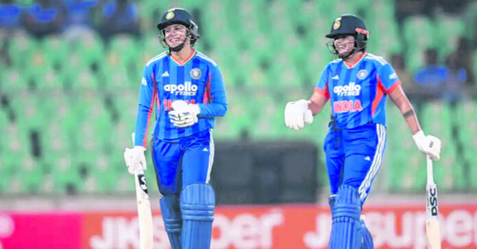 Mandhana and Shafali played brilliantly.