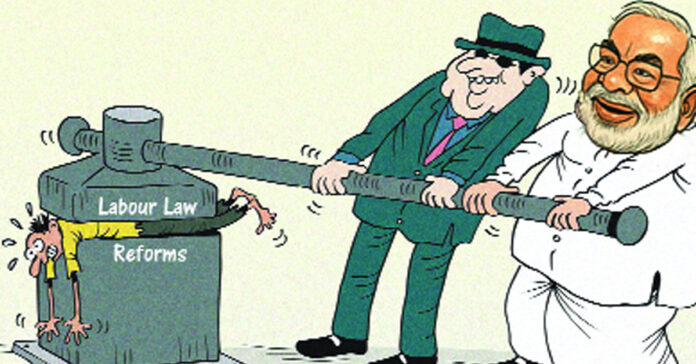 పచ్చి కార్మిక వ్యతిరేక లేబర్కోడ్లు