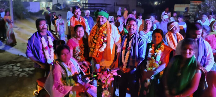 Victory rally of Deputy Sarpanch and ward members in Koyyur