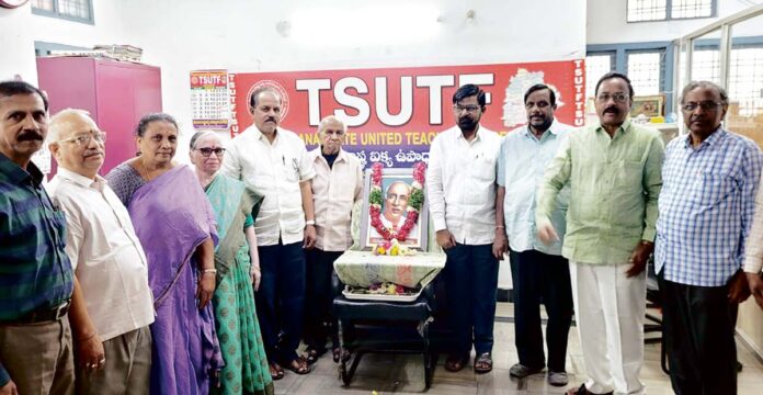 చెన్నుపాటి ఆశయాల కొనసాగింపే ఉద్యమ లక్ష్యం కావాలి