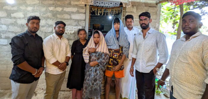 బాధిత కుటుంబానికి సేవాలాల్ యూత్ సేన చేయుత