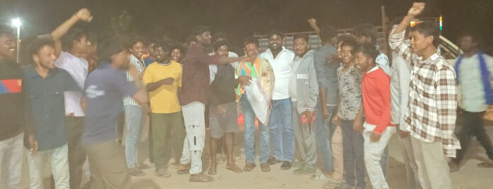 జక్కం రాజేందర్ కు యూత్ సన్మానం