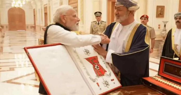 ప్రధాని మోడీకి ఒమన్ అత్యున్నత పురస్కారం