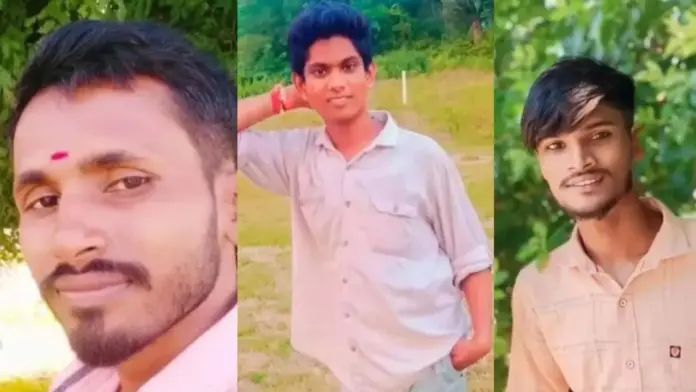 బైక్ బోల్తా..ఒకే కుటుంబానికి చెందిన ముగ్గురు యువకులు మృతి