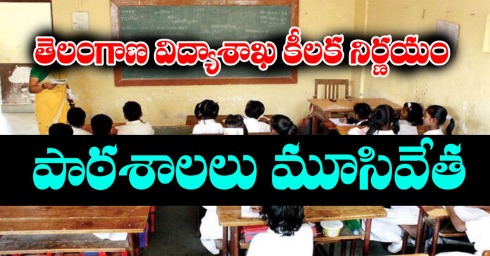 విద్యాశాఖ కీలక నిర్ణయం..1,441 స్కూల్స్ తాత్కాలిక మూసివేత!