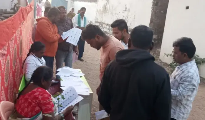ప్రారంభమైన రెండో విడత పంచాయతీ ఎన్నికల పోలింగ్..
