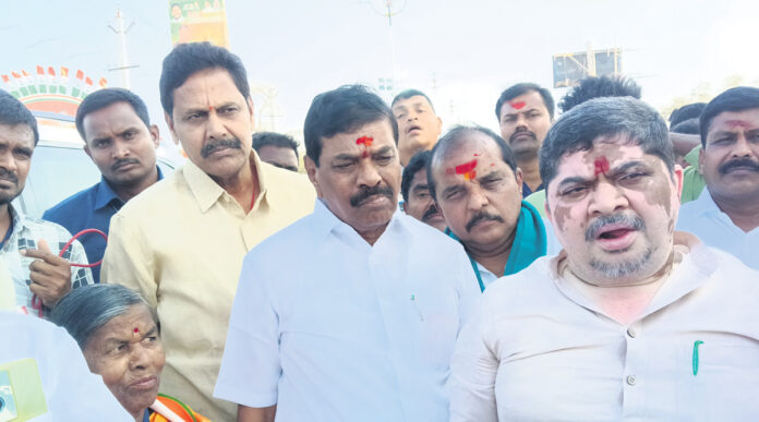 Convenient transportation system for Medaram devotees.