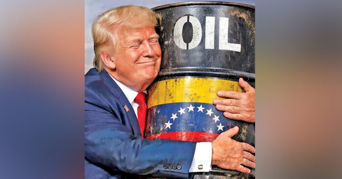 The Venezuelan oil belongs to us.