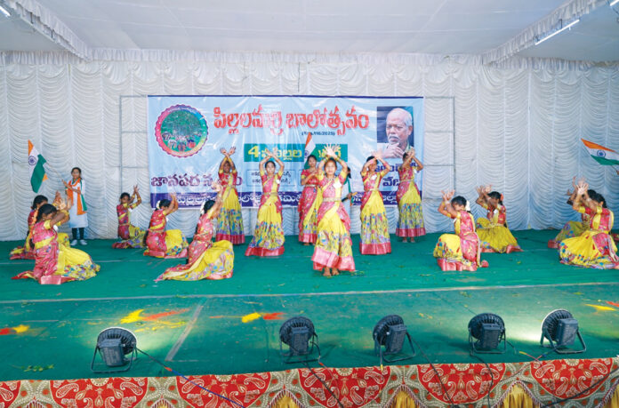 Joy, enthusiasm, creativity… the Pillalamarri Children's Festival