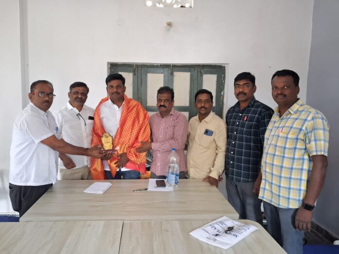 A grand honor for the new Sarpanch