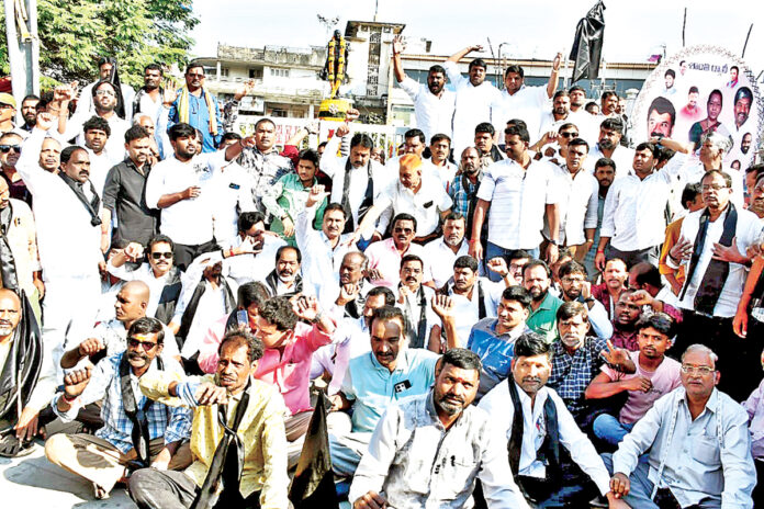 Tension at the BRS rally