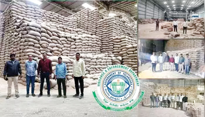 రైస్మిల్లులపై విజిలెన్స్ అండ్ ఎన్ఫోర్స్మెంట్ ఆకస్మిక దాడులు