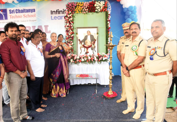 Prizes were presented to the winners at the Sri Chaitanya School state-level sports meet.
