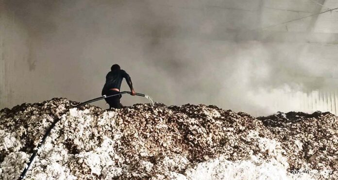 సీసీఐ జిన్నింగ్ మిల్లులో అగ్నిప్రమాదం