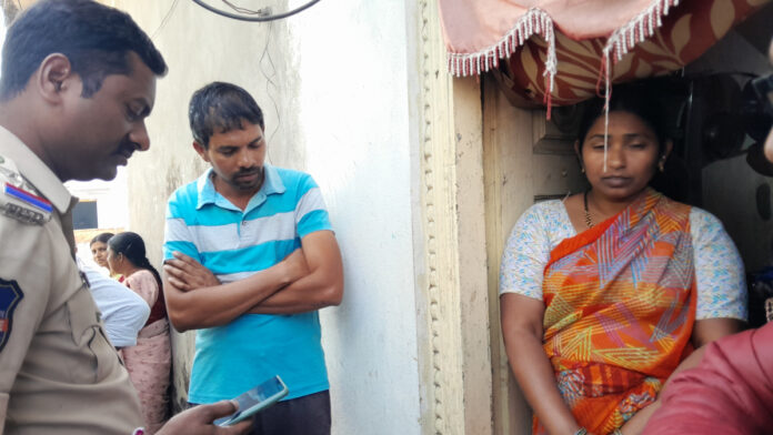 A girl in a locked house