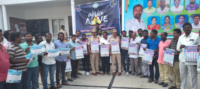 Awareness on traffic and cybercrime in Jangaon