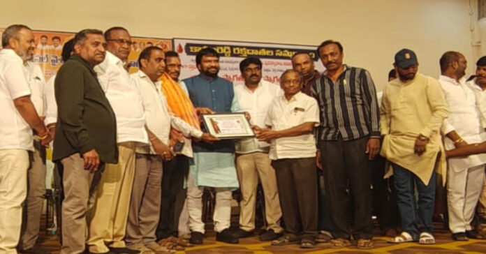 బిబీపేట వాసవి క్లబ్కు “బెస్ట్ మోటివేటర్ అవార్డు”