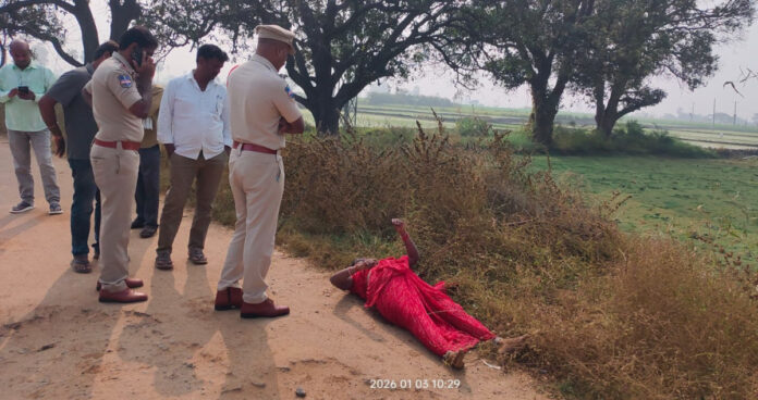 గుర్తుతెలియని మహిళ మృతదేహం లభ్యం