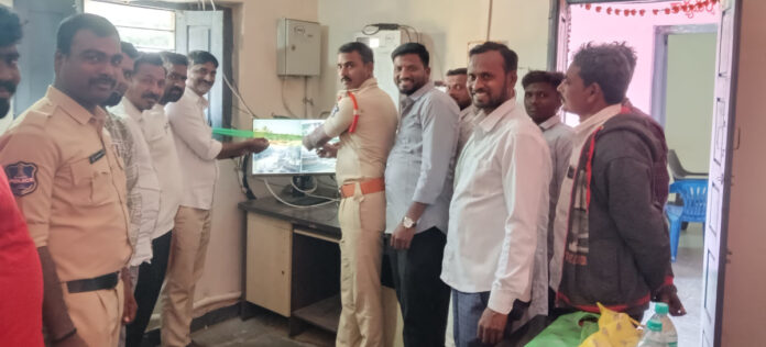 CCTV cameras are a protection for the village: SI Mohan Reddy