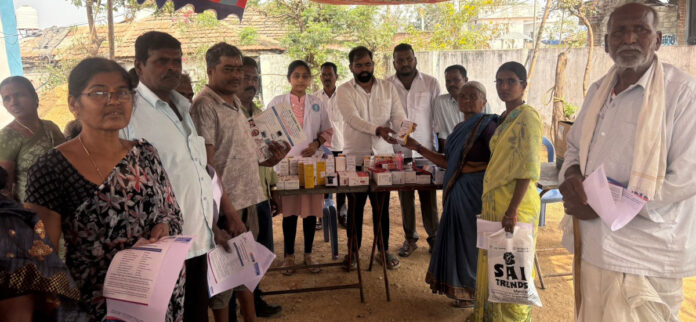 పద్మాజివాడిలో ఉచిత వైద్య శిబిరం
