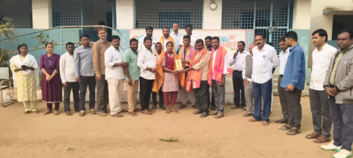 Honorable mention to the student who secured first place in the district