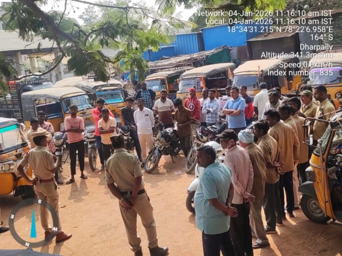 జాతీయ భద్రత మహోత్సవాల సందర్బంగా డ్రైవర్ లకు అవగాహణ కార్యక్రమం