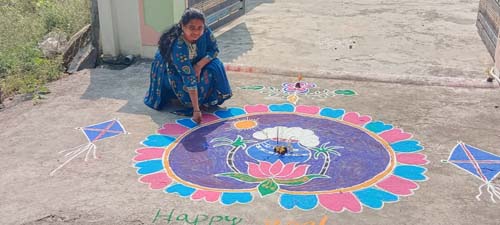 పెద్దవూర లో ఘనంగా భోగి వేడుకలు