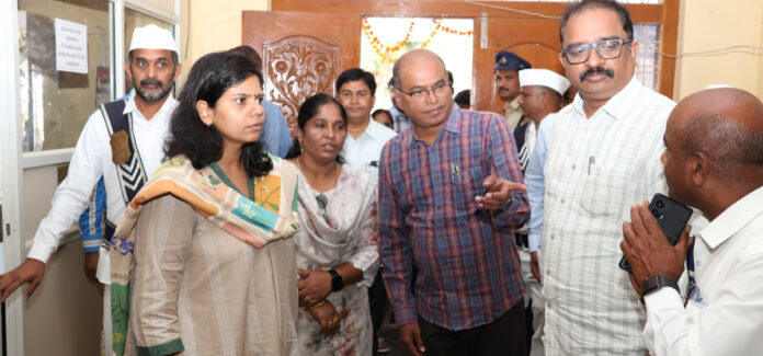 In-charge Collector visits nomination reception center