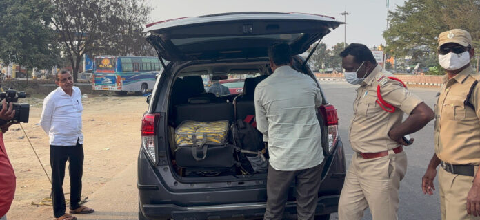 KK vehicle inspection in Siricilla