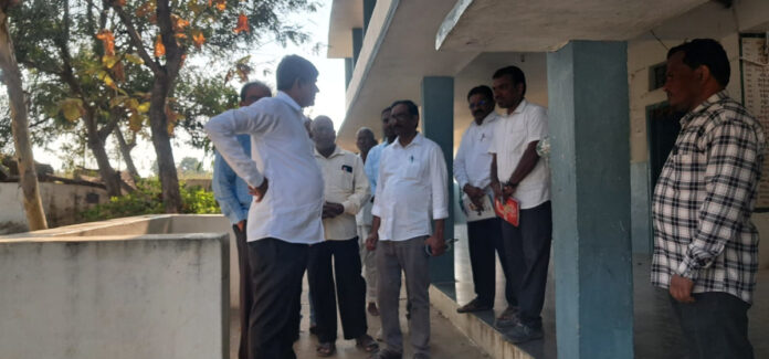Kamareddy Zilla Parishad CEO visits Hangarga School