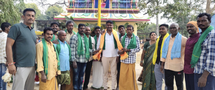 Nagulamma Temple Committee honours Koyyur Sub-Sarpanch