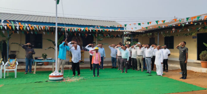 ఏఎమ్మార్ క్యాంపులో గణతంత్ర దినోత్సవ వేడుకలు