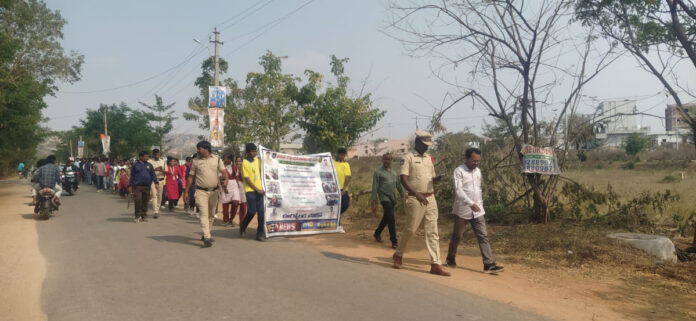 Road Safety Week celebrations in Urukonda..