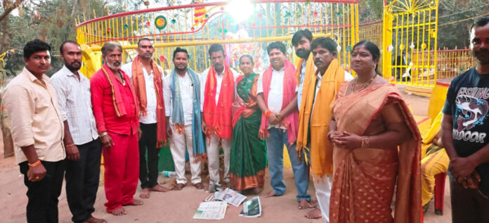 సమ్మక్క సారక్క జాతరలో సర్పంచులకు ఘన సన్మానం