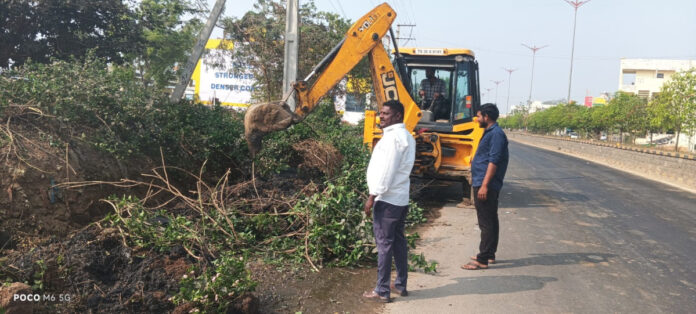 Sewerage canal restoration works