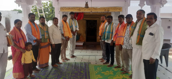 Swearing-in ceremony of the new temple committee executive committee..