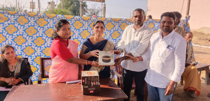 Three-man competitions in Kothapalli village