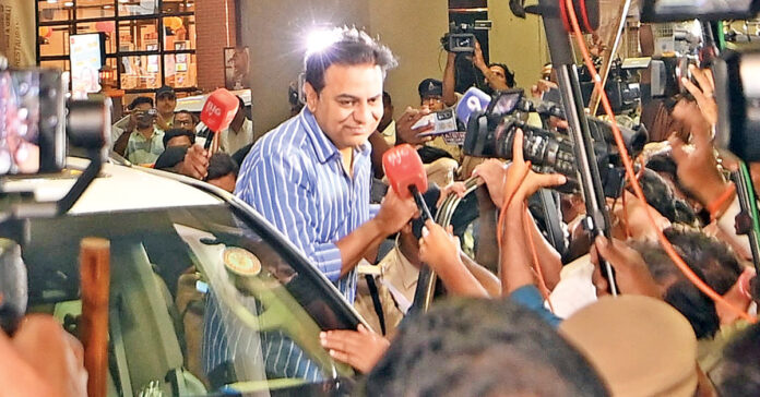 ఏడు గంటలు కేటీఆర్ విచారణ