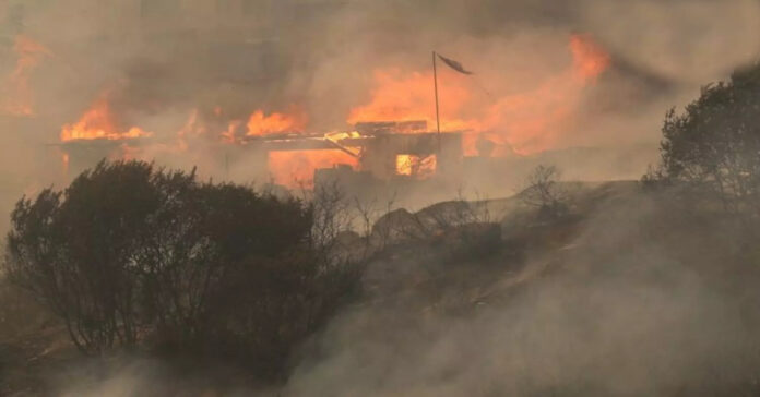 Fire disaster in Chile.. 15 people killed