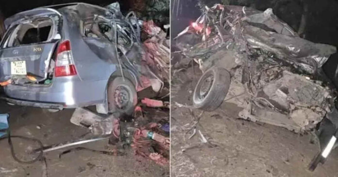 Serious road accident in Gujarat.. Seven dead