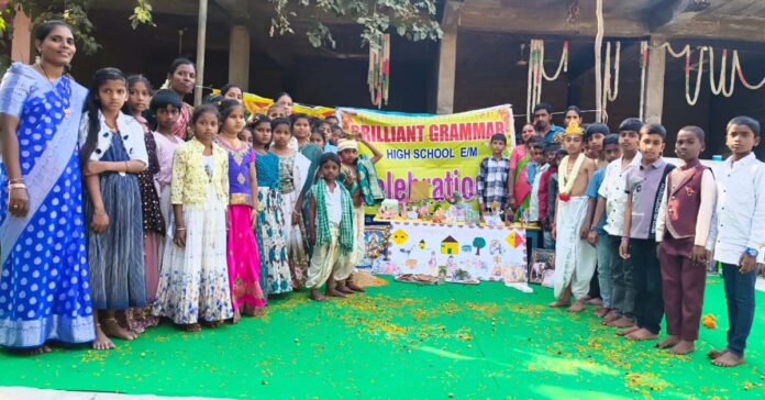 బ్రిలియంట్ గ్రామర్ హైస్కుల్లో సంక్రాంతి సంబరాలు.