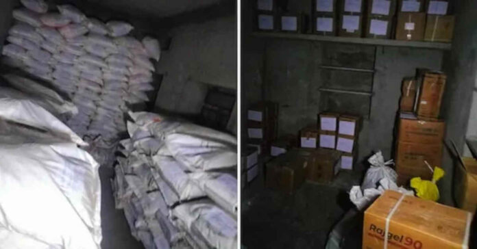 10 వేల కిలోల పేలుడు పదార్థాలు పట్టివేత