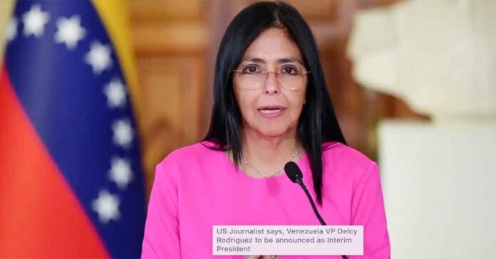 వెనిజులా తాత్కాలిక అధ్యక్షురాలిగా డెల్సీ రోడ్రిగ్జ్