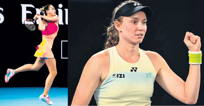 Sabalenka and Rybakina in the final.