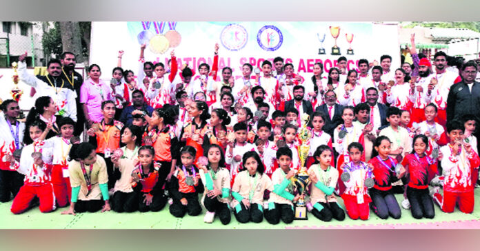 Telangana is the national aerobics champion.