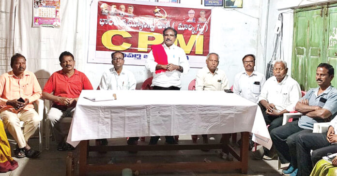 The CPI(M) is contesting in the municipal elections.